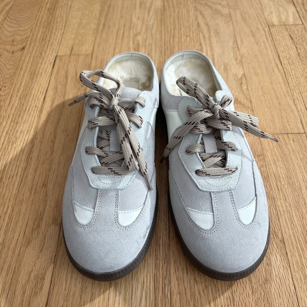 Russell & Bromley Nordic Mule Leather Sneakers Women's EU Size 4 US 11